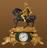Часы Сарацин на коне (с камнем)